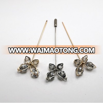 Fashion butterfly Brooch High quality long needle brooch