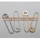 2018 Decorative simple Pin Brooch wholesale alloy brooch